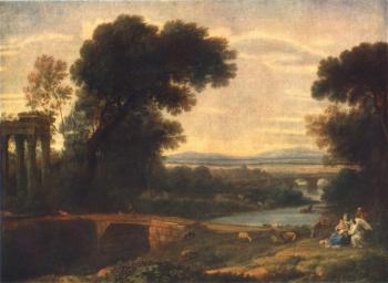 Claude Lorrain : Landscape with the Rest on the Flight into Egypt